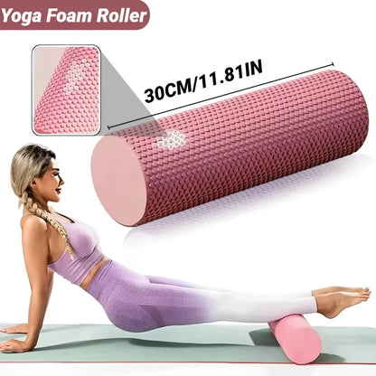30x10cm Foam Roller For Beginners Solid Floating Point Massage Roller Muscle Relaxation Professional Roller Yoga Foam Roller