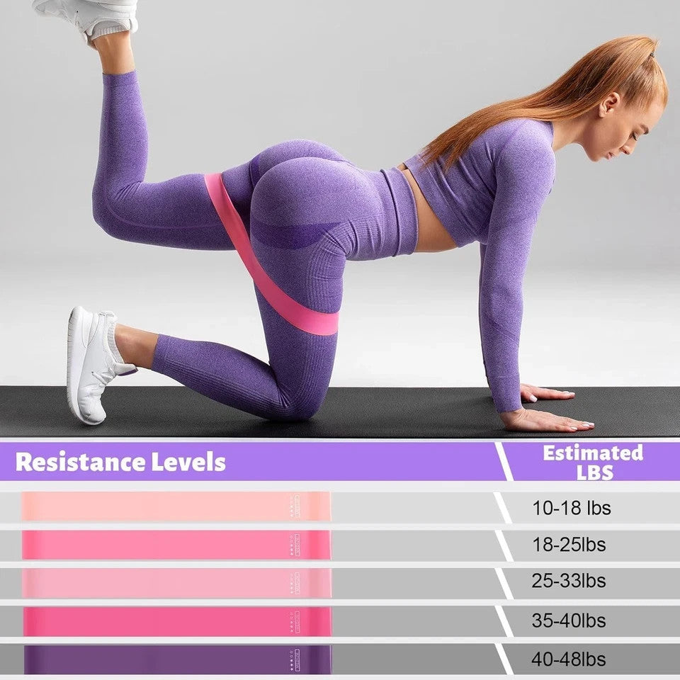 Pilates Ring Circle Set 18 Pcs Exercise Equipment Accessories for Women Workouts