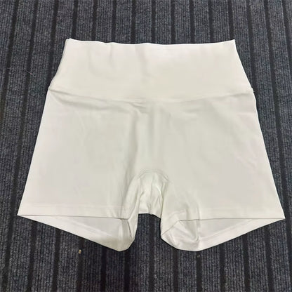 Solid Color High Waist Yoga Ultrashort Leggings Soft Women Gym Athletic Tight Sport Short Compression Comprehensive Training Jog