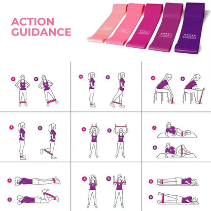 Pilates Ball Resistance Bands Grip Socks Sets, Loop Exercise Bands 5 Levels Yoga Ball 9 Inch, Non Slip Socks Workout Kit at Home