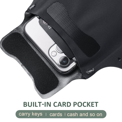 Sweatproof Cell Phone Armband, Running Phone Holder for Iphone 16 15 14 13 Pro XR SE S22 S24, Black