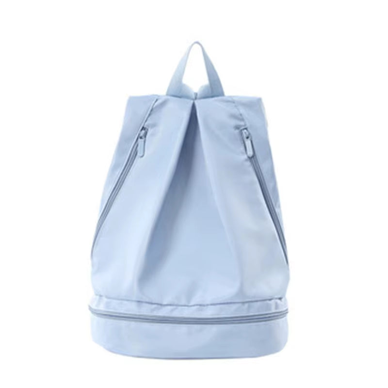 Wet Dry Separation Fitness Bag Swimming Bag Waterproof Travel Sport Bag Basketball Soccer Pouch Hiking Climbing Backpack