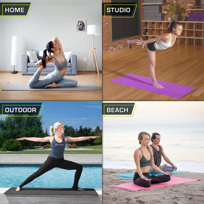 Original Yoga Mat 1/4" Thick for Comfort & Stability