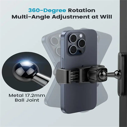 Magnetic 360° Rotatable Phone Holder Gym Metal Magnetic Adjustable Phone Holder