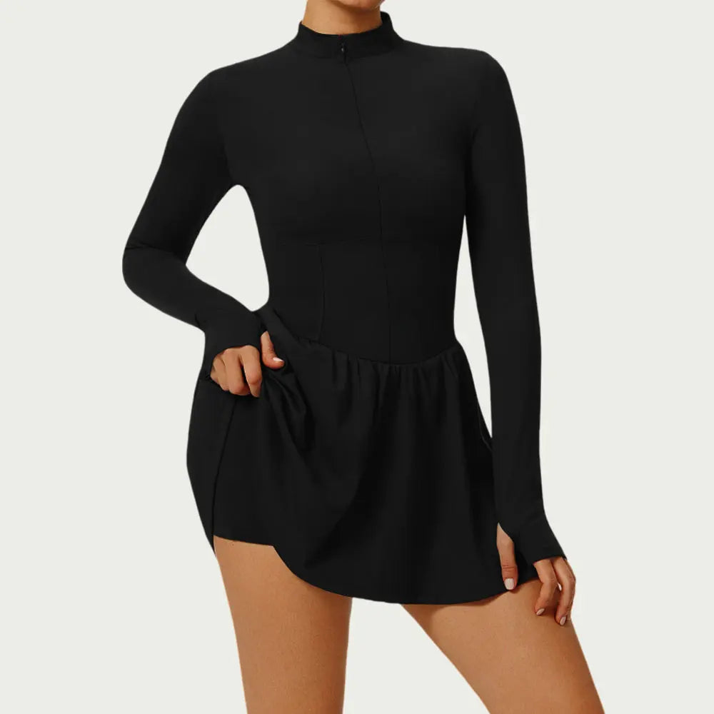 Women's Shorts Long Sleeves Yoga Suit Jumpsuit Running Fitness Push Up Gym Clothing One-Piece Female Outdoor Recreation Bodysuit