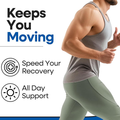 Elastic Knee Compression Sleeve Bandage Wraps I Knee Support Straps for Legs, Thighs, Hamstrings Ankle & Elbow Joints Reduce Swelling I Lymphatic Relief & Elastic Bandage for Women & Men (Med 71 Inch)