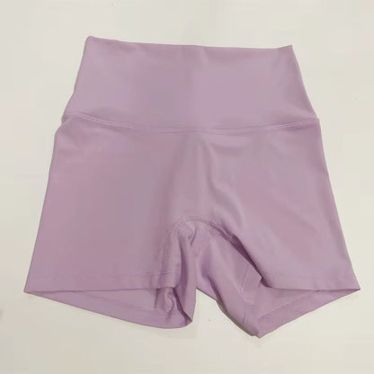 Solid Color High Waist Yoga Ultrashort Leggings Soft Women Gym Athletic Tight Sport Short Compression Comprehensive Training Jog