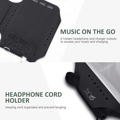 Sweatproof Cell Phone Armband, Running Phone Holder for Iphone 16 15 14 13 Pro XR SE S22 S24, Black