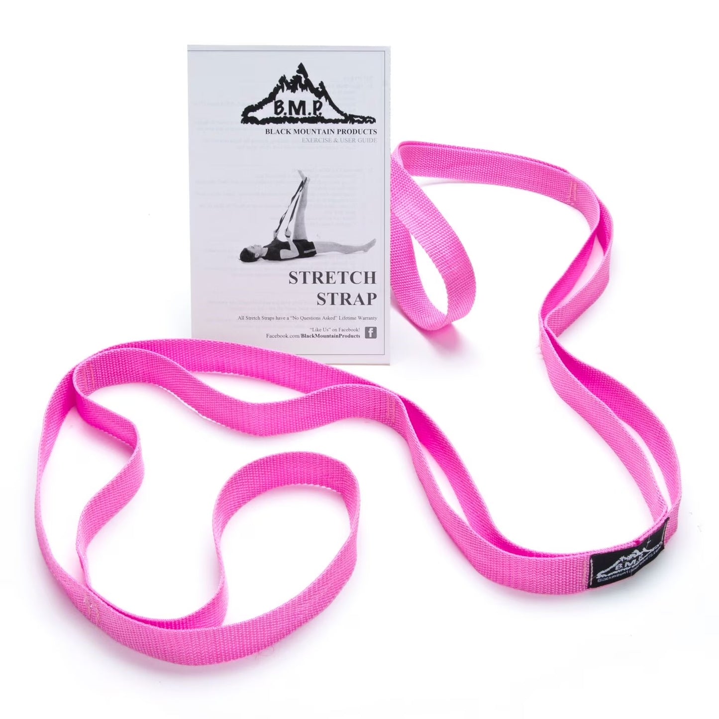 Stretch Strap with Instruction Guide, Pink