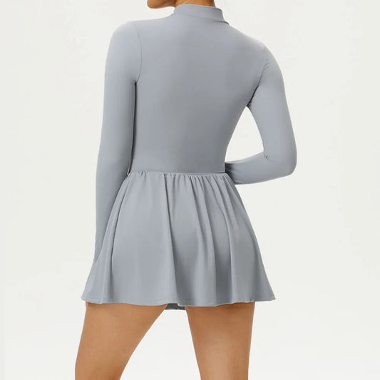 Women's Shorts Long Sleeves Yoga Suit Jumpsuit Running Fitness Push Up Gym Clothing One-Piece Female Outdoor Recreation Bodysuit