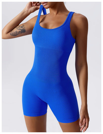 Women's tracksuit Yoga Set One-Piece Yoga Clothes Sportswear Women's Gym Workout Clothes Fitness Stretch Bodysuit Yoga Suit